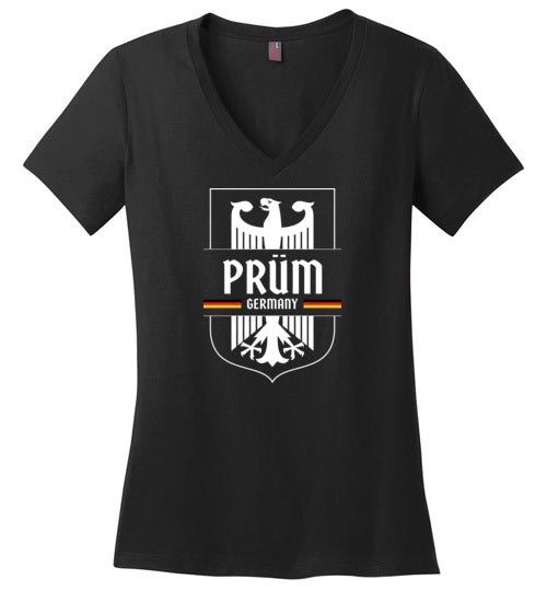 Load image into Gallery viewer, Prum, Germany - Women&#39;s V-Neck T-Shirt
