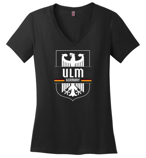 Load image into Gallery viewer, Ulm, Germany - Women&#39;s V-Neck T-Shirt
