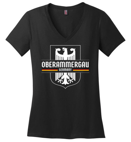 Load image into Gallery viewer, Oberammergau, Germany - Women&#39;s V-Neck T-Shirt
