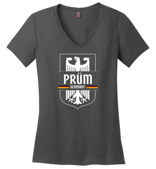 Load image into Gallery viewer, Prum, Germany - Women&#39;s V-Neck T-Shirt
