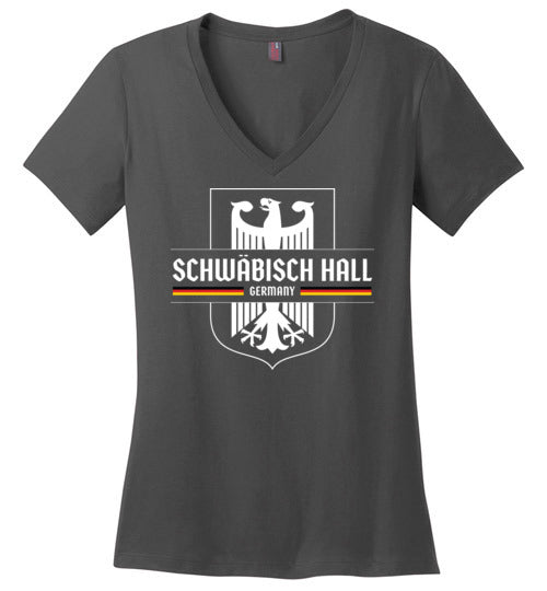 Load image into Gallery viewer, Schwabisch Hall, Germany - Women&#39;s V-Neck T-Shirt
