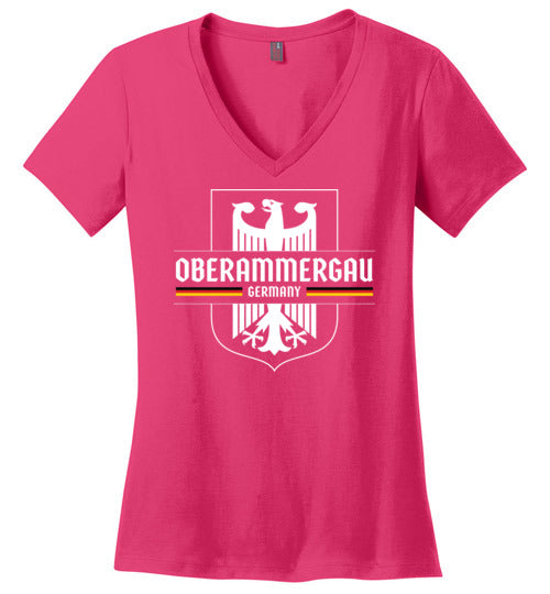 Load image into Gallery viewer, Oberammergau, Germany - Women&#39;s V-Neck T-Shirt
