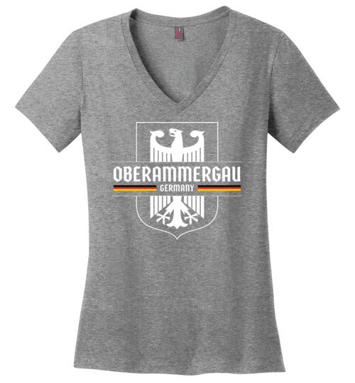 Load image into Gallery viewer, Oberammergau, Germany - Women&#39;s V-Neck T-Shirt
