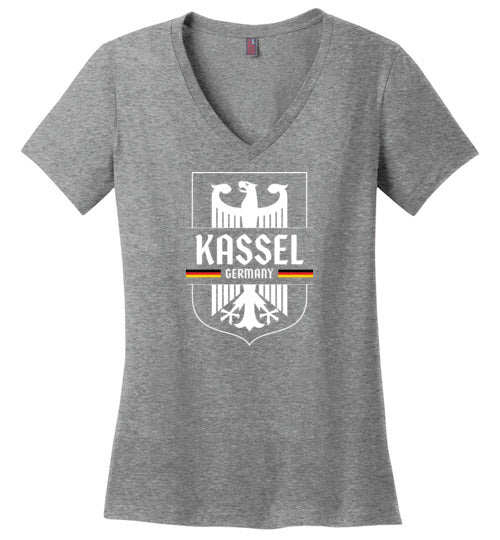 Load image into Gallery viewer, Kassel, Germany - Women&#39;s V-Neck T-Shirt
