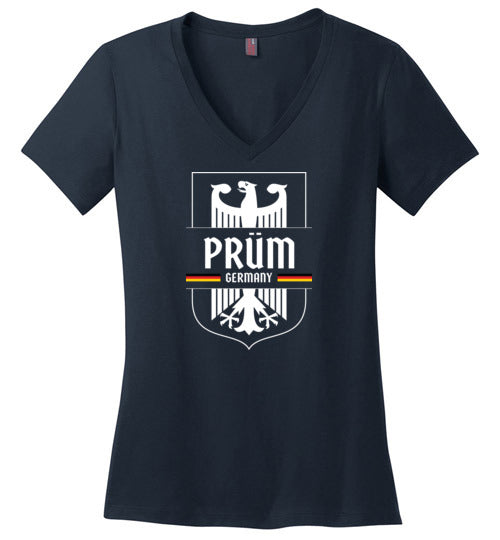 Load image into Gallery viewer, Prum, Germany - Women&#39;s V-Neck T-Shirt
