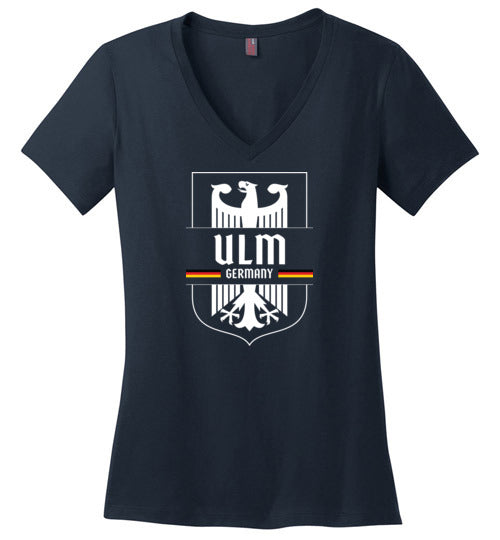 Load image into Gallery viewer, Ulm, Germany - Women&#39;s V-Neck T-Shirt
