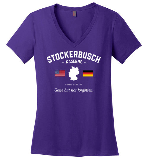 Load image into Gallery viewer, Stockerbusch Kaserne &quot;GBNF&quot; - Women&#39;s V-Neck T-Shirt
