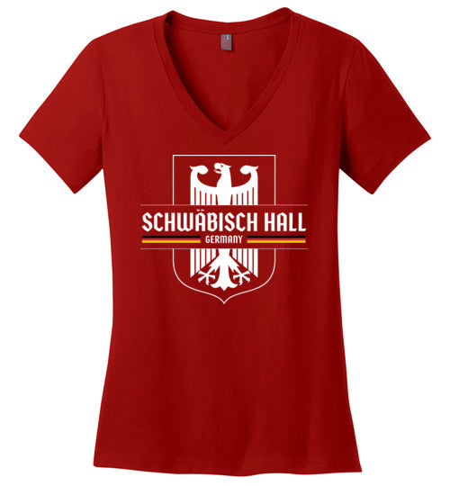 Schwabisch Hall, Germany - Women's V-Neck T-Shirt