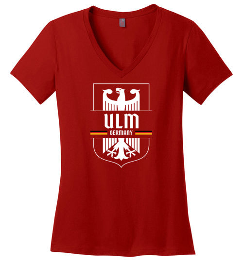 Load image into Gallery viewer, Ulm, Germany - Women&#39;s V-Neck T-Shirt
