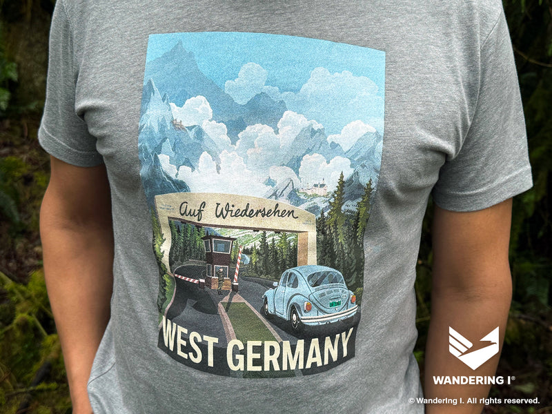 Load image into Gallery viewer, &quot;Auf Wiedersehen West Germany&quot; - Men&#39;s/Unisex Premium Screen Printed T-Shirt
