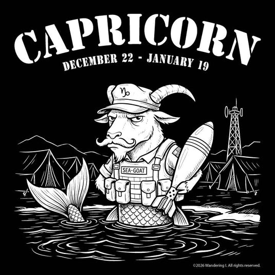 Capricorn - Men's/Unisex Pullover Hoodie
