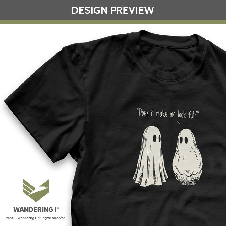 Load image into Gallery viewer, Fitted Ghost - Men's/Unisex Crewneck Sweatshirt
