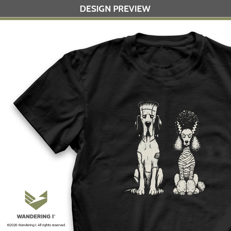 Load image into Gallery viewer, Frankenpooches - Men's/Unisex Long-Sleeve T-Shirt
