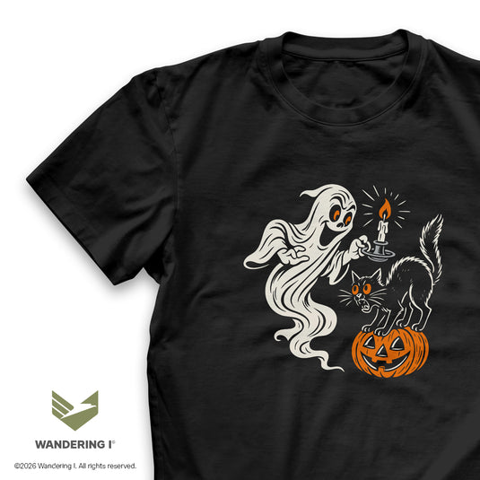 Ghostly Encounter - Men's/Unisex Lightweight Standard Fit T-Shirt