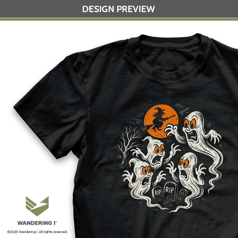 Load image into Gallery viewer, Haunting Grounds - Women's Relaxed Fit V-Neck T-Shirt
