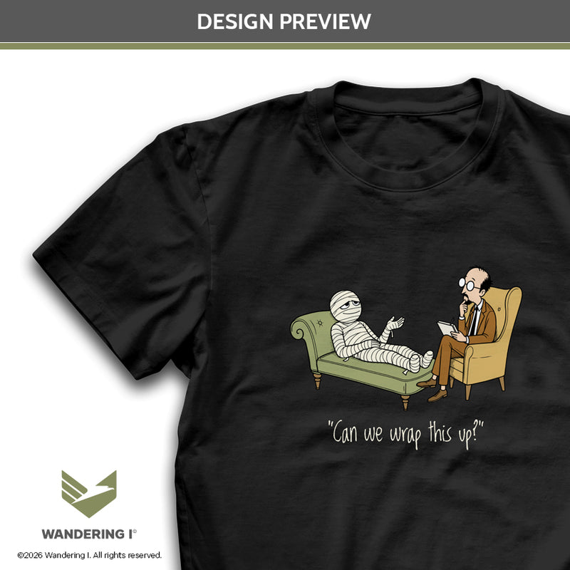 Load image into Gallery viewer, Mummy Issues- Men's/Unisex Premium Heavyweight Garment-Dyed Standard Fit T-Shirt

