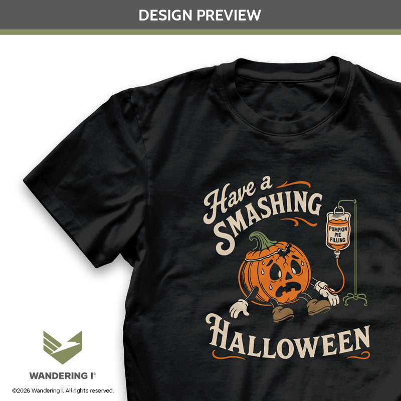 Load image into Gallery viewer, Smashing Halloween - Men's/Unisex Long-Sleeve T-Shirt
