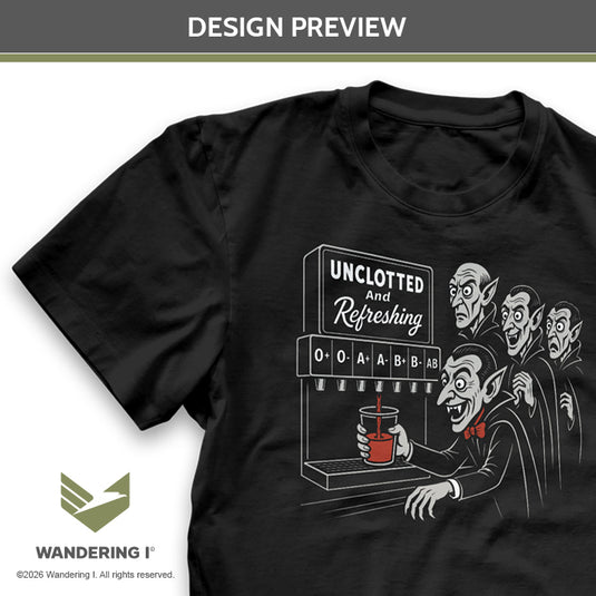 Unclotted & Refreshing - Men's/Unisex Midweight Standard Fit T-Shirt