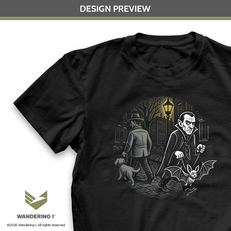 Load image into Gallery viewer, Vampire Bat Walker - Women's Relaxed Fit V-Neck T-Shirt
