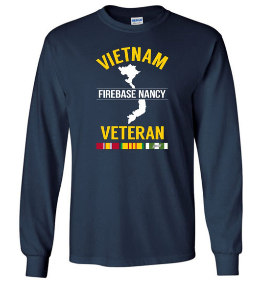 Vietnam Veteran "Firebase Nancy" - Men's/Unisex Long-Sleeve T-Shirt ...